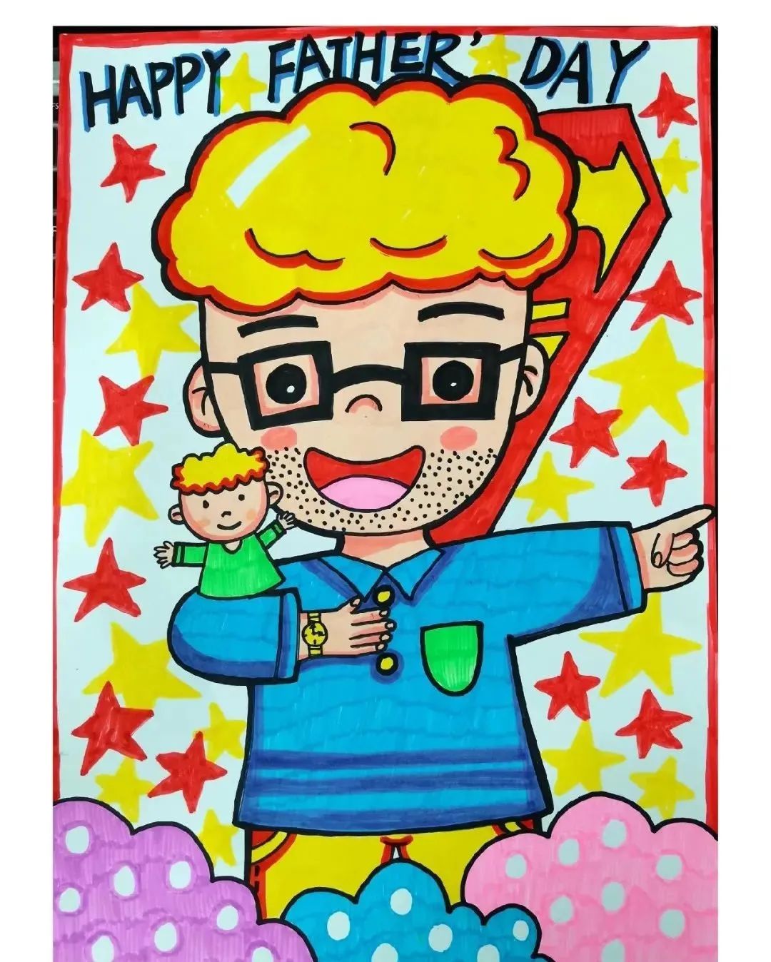 超级简单又特别好看的儿童画,随便怎么画都好看的儿童画