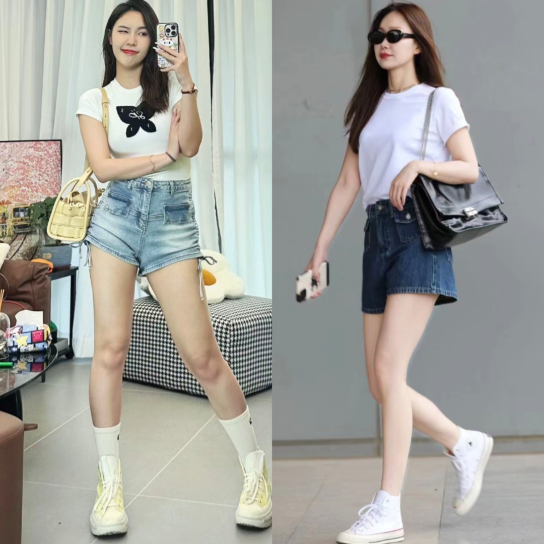 大t恤怎么搭配衣服好看,t恤搭配什么穿比较好看