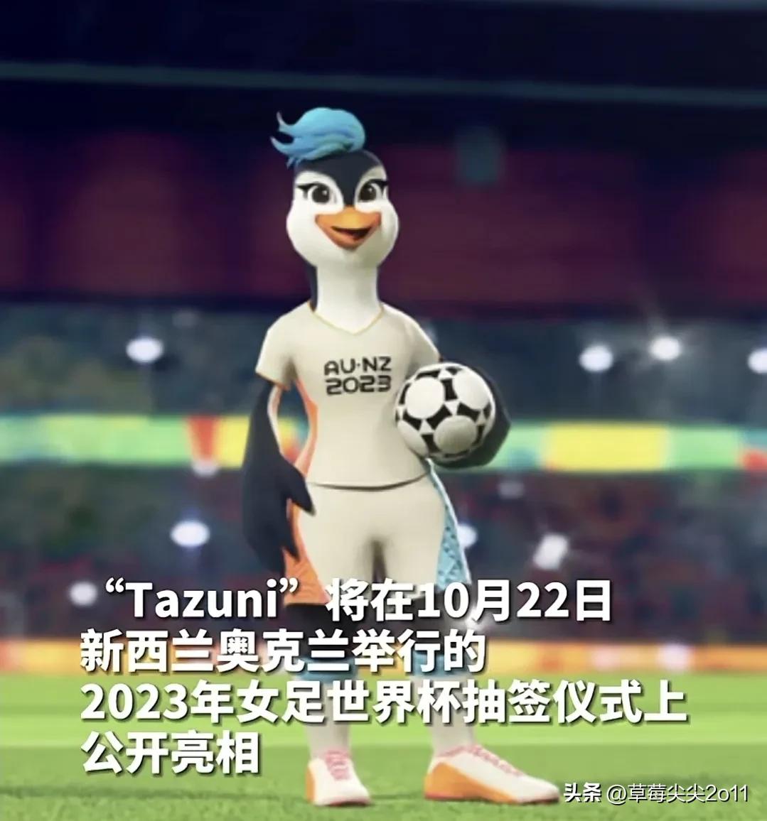 2023年女足世界杯吉祥物来了！吉祥物是只企鹅，名叫塔祖尼的企鹅