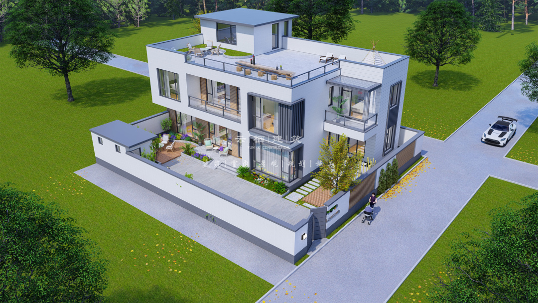 北京二层现代别墅设计,北京二层别墅设计推荐