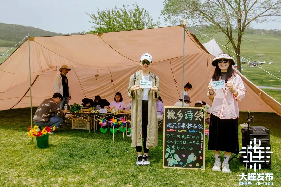 大连槐花香景点,大连槐花季美景