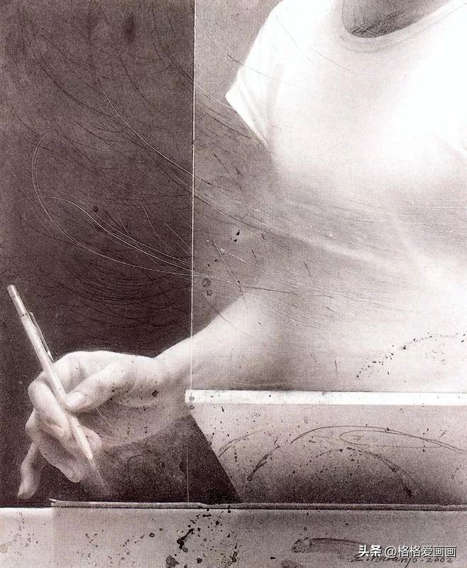 纳兰霍超现实素描,爱德华多纳兰霍的作画风格