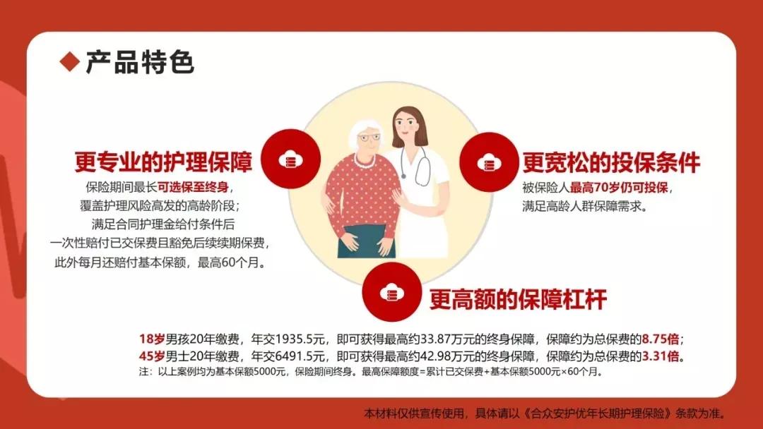 安护优年,合众安护优年长期护理