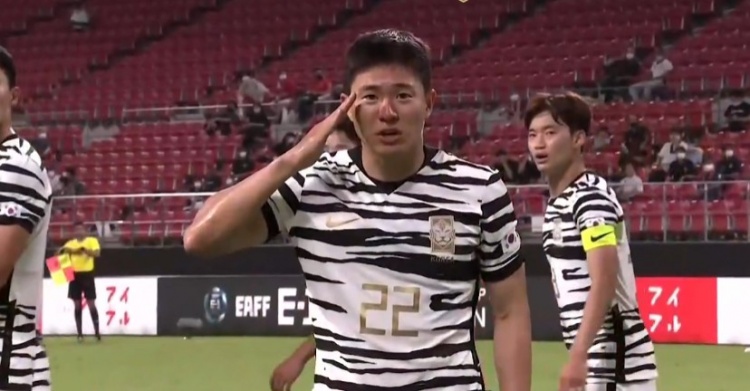 中国男足vs韩国男足朱辰杰,国足0比3韩国朱辰杰