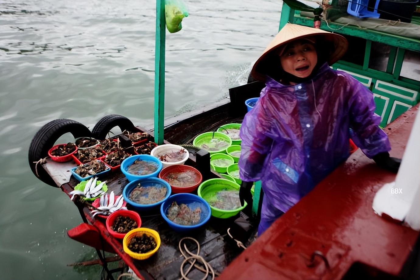 越南下龙，我在船上买海鲜