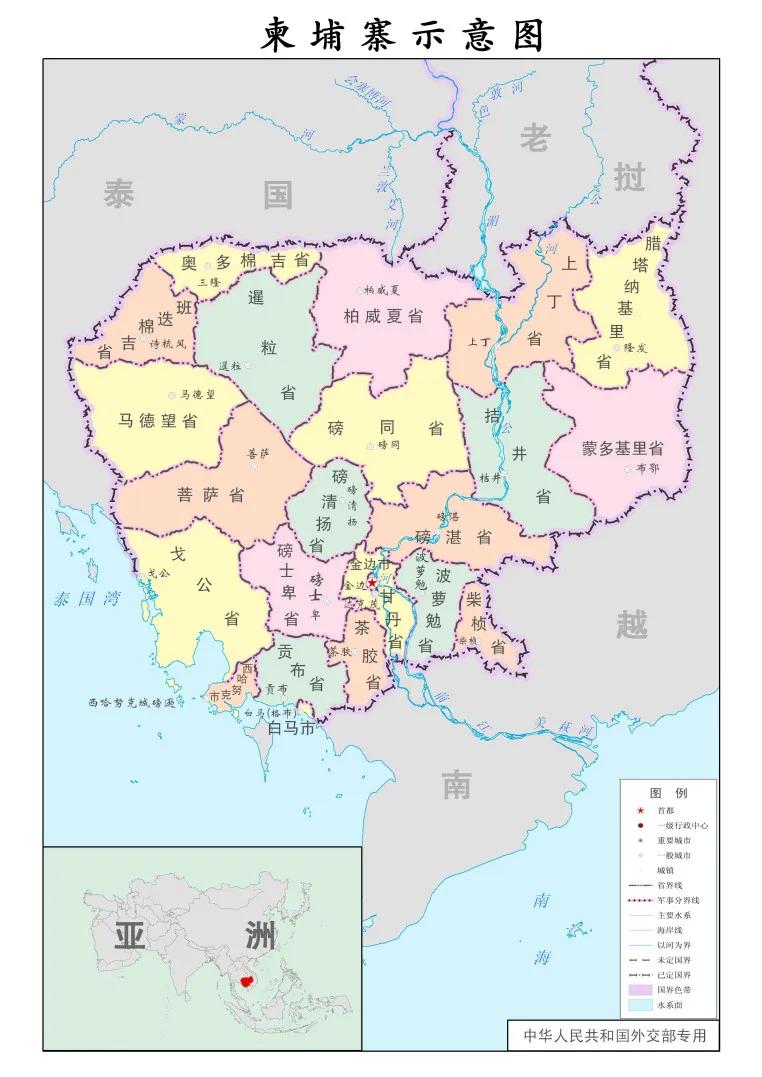 柬埔寨属于亚洲什么地方,亚洲柬埔寨简介
