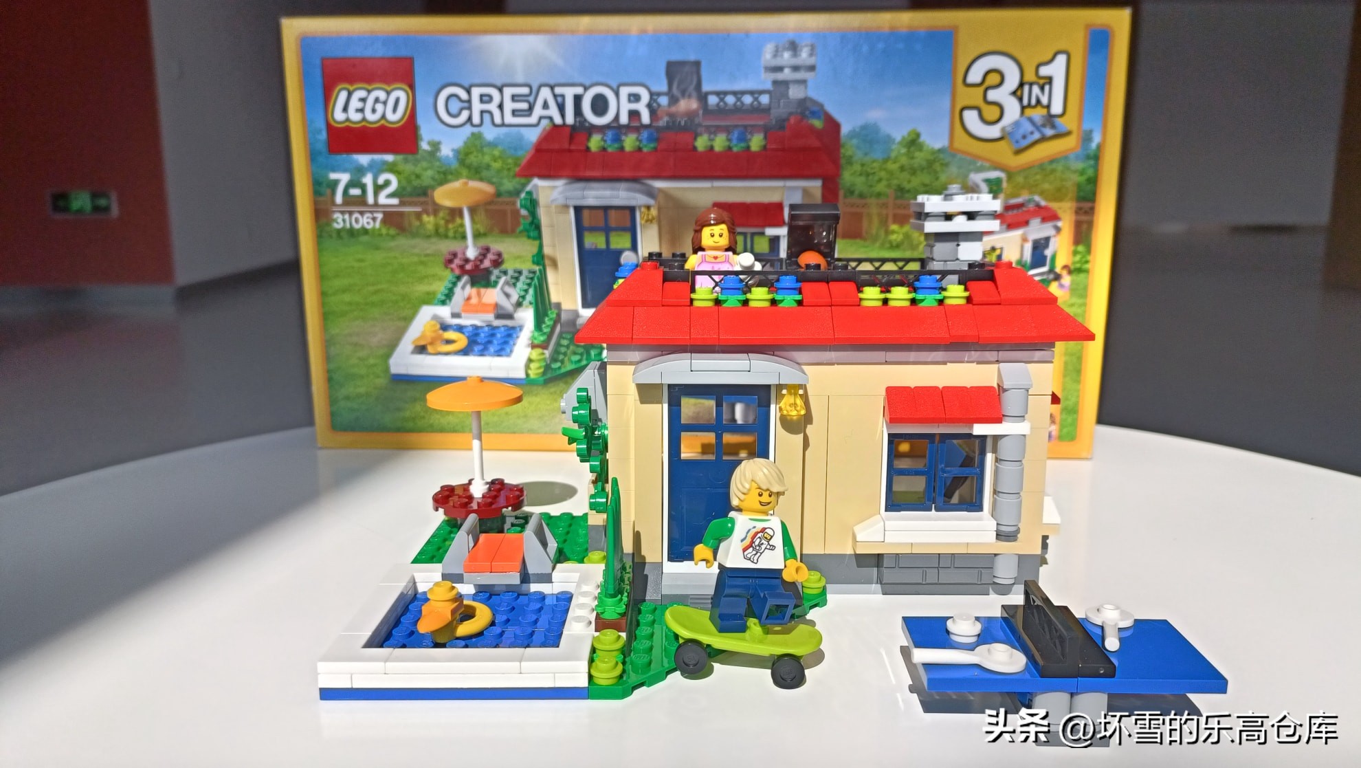 儿童乐园室内乐高,游乐场主题乐高搭建6岁作品