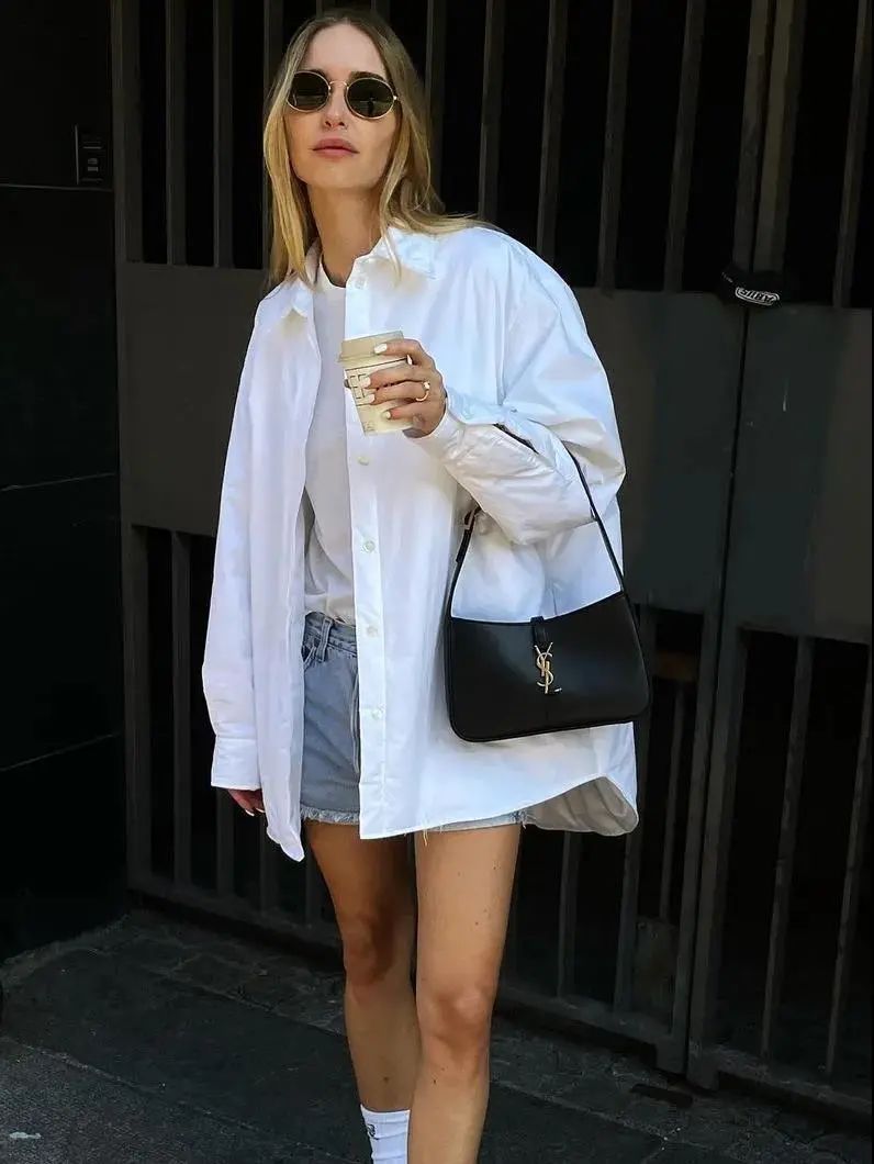 毛衣衬衫叠穿搭配什么裤子,冬天衬衫如何搭配毛衣