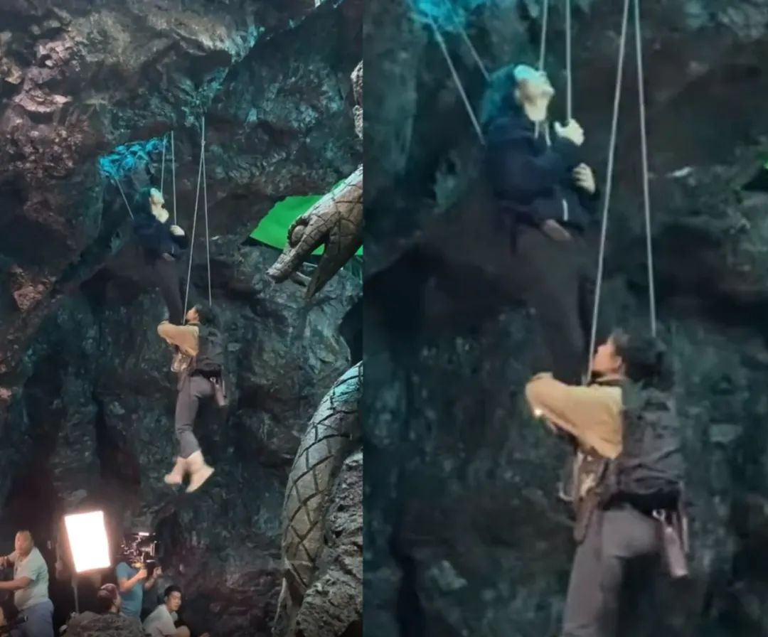 潘粤明张雨绮鬼吹灯花絮,昆仑神宫潘粤明张雨绮高甜