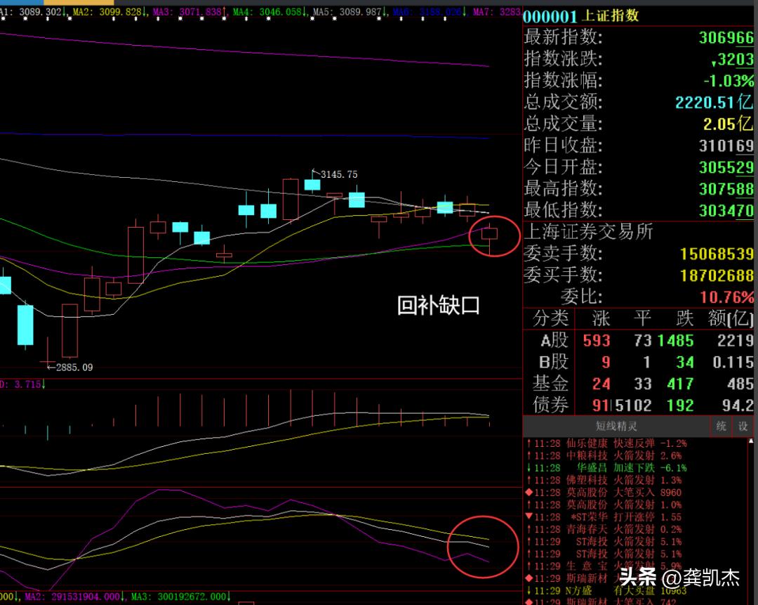 午评大盘跳空下跌,午评大盘可以修复吗
