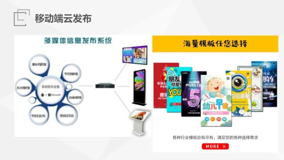 壁挂式触摸屏广告机,奇屏电梯投影广告机