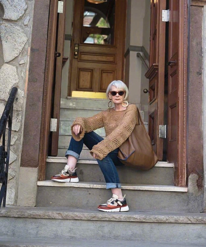 70岁外国博主老奶奶穿搭,国外时尚奶奶博主