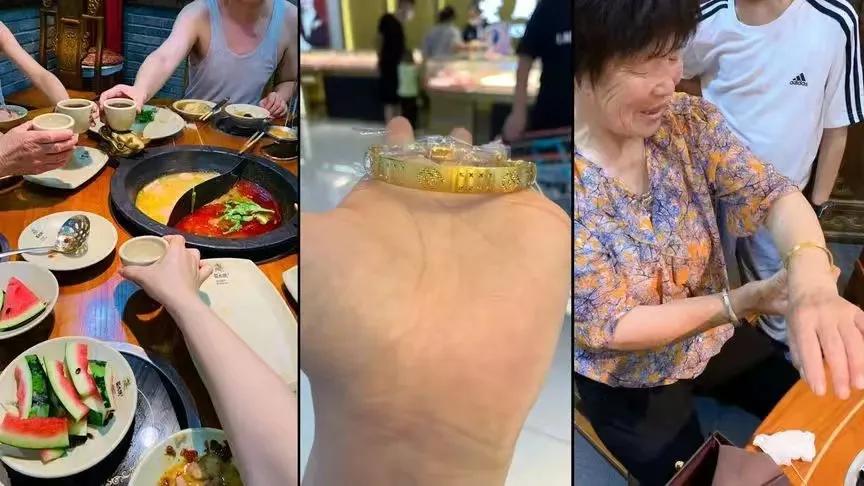 儿媳花二万给婆婆买个金手镯,福建婆婆花1万5给儿媳买金手镯