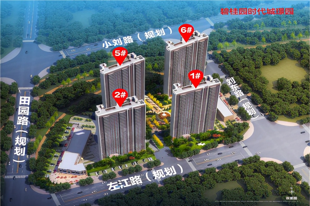 碧桂园时代城郑州景观,碧桂园时代城锦园怎么样