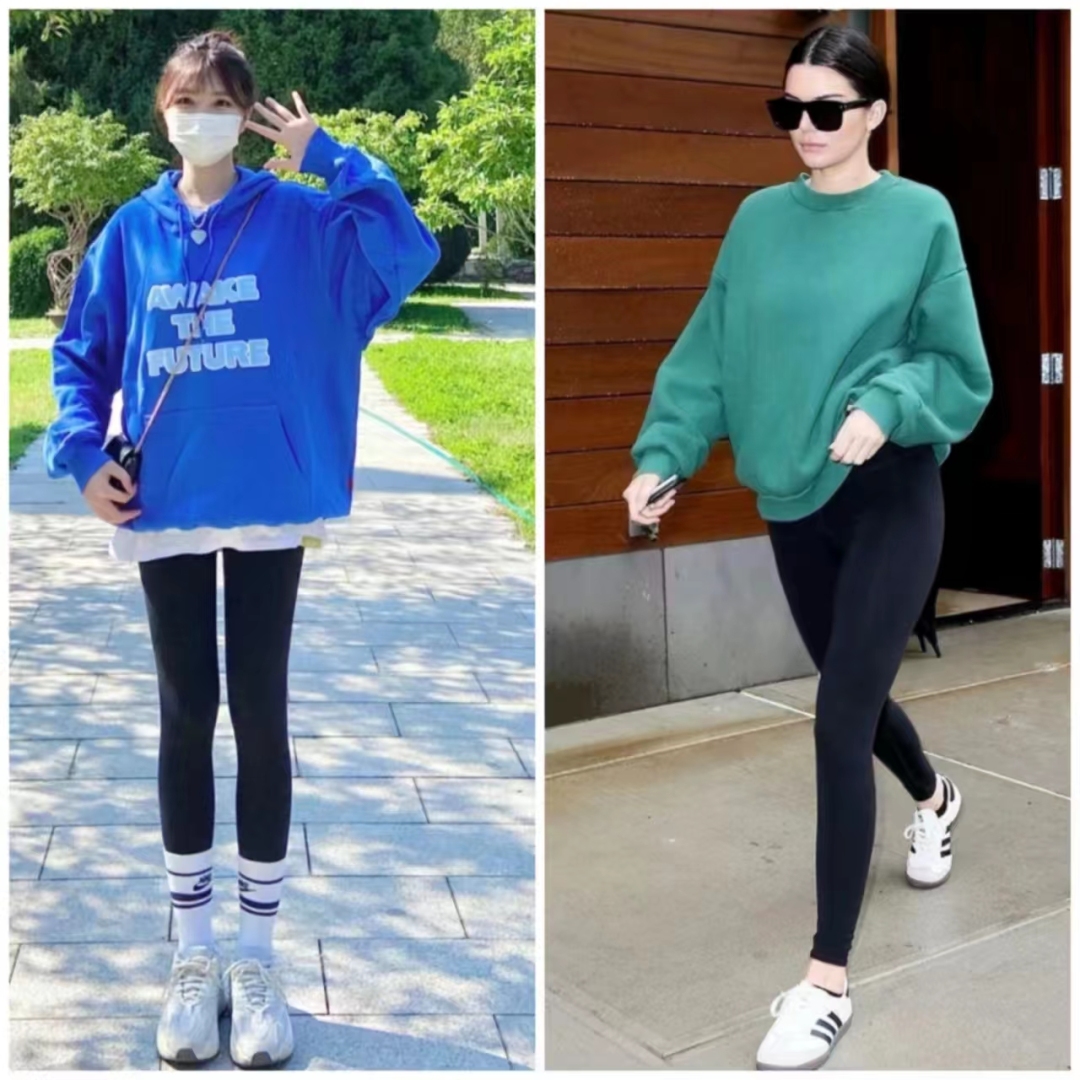 瑜伽裤穿出自然不做作风情,瑜伽裤穿出高级感