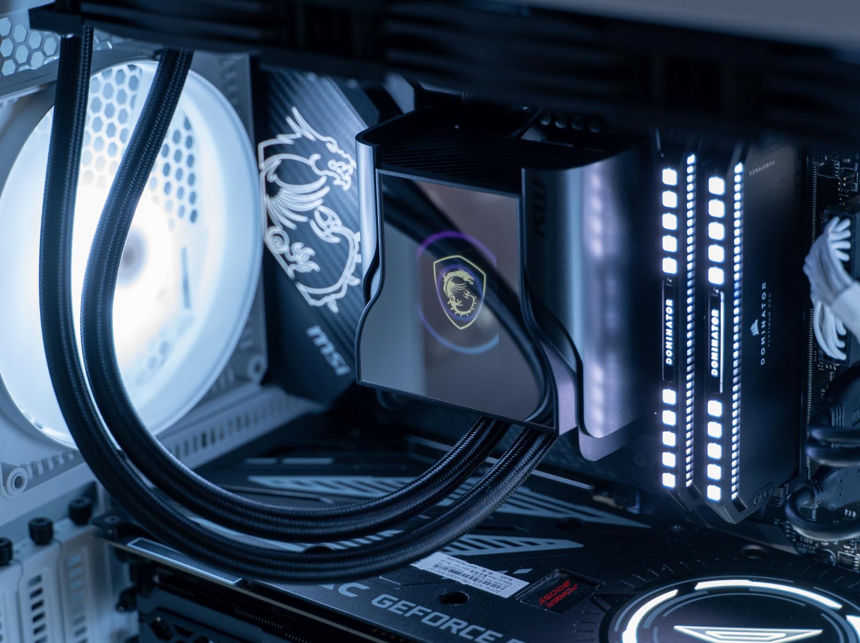 微星战神s360水冷和龙神二代,测试微星s360水冷