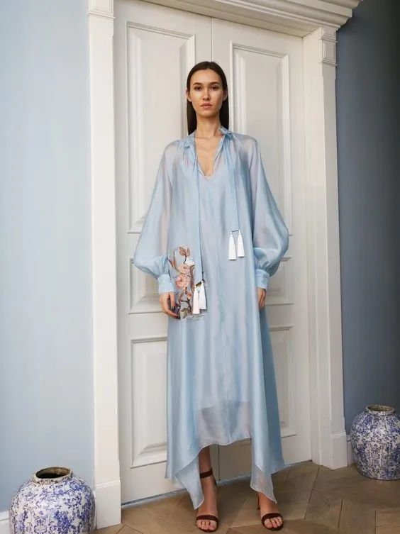 穿蓝色永不过时的高级感,意式轻奢风的高级感蓝色