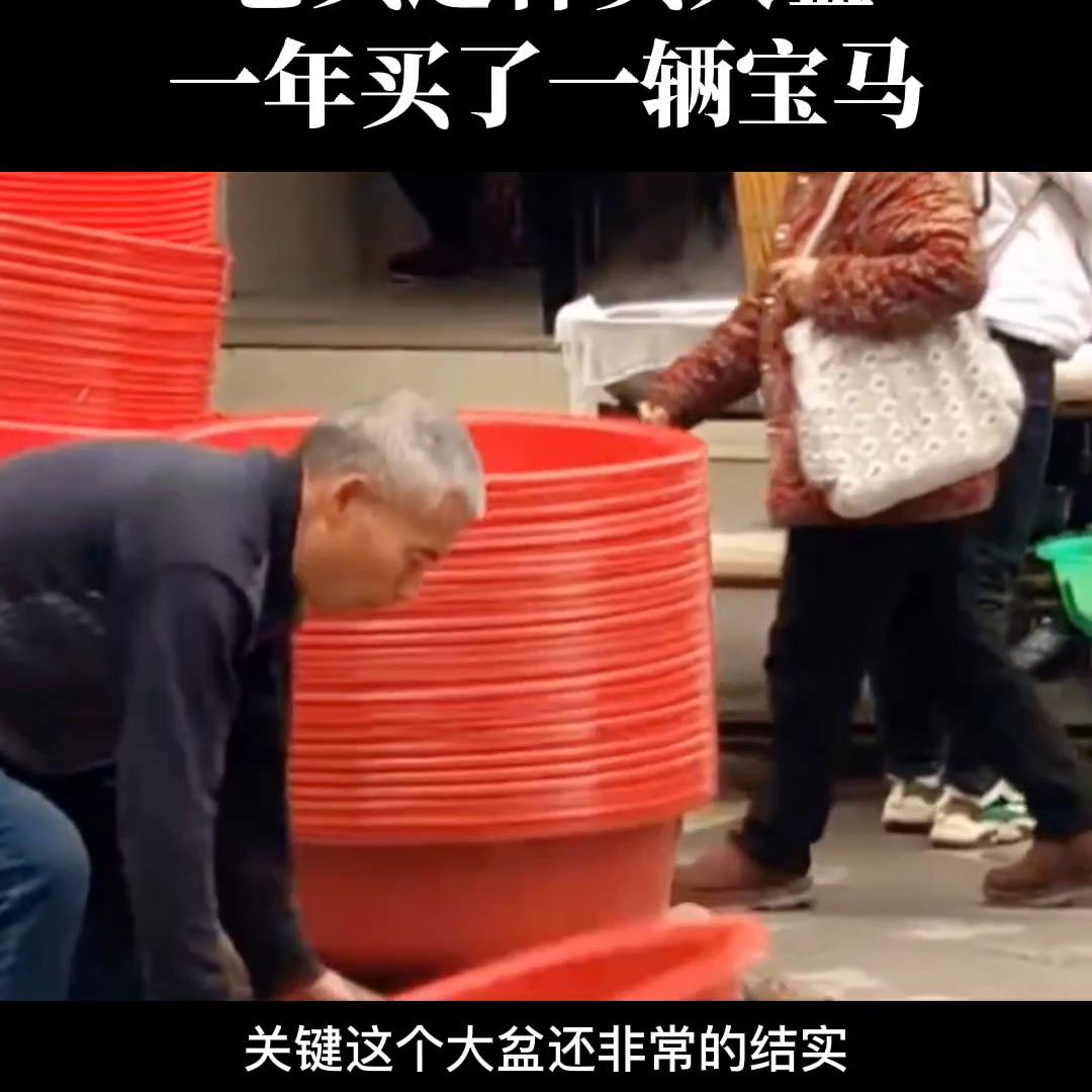 老头卖宝马,老头卖盆