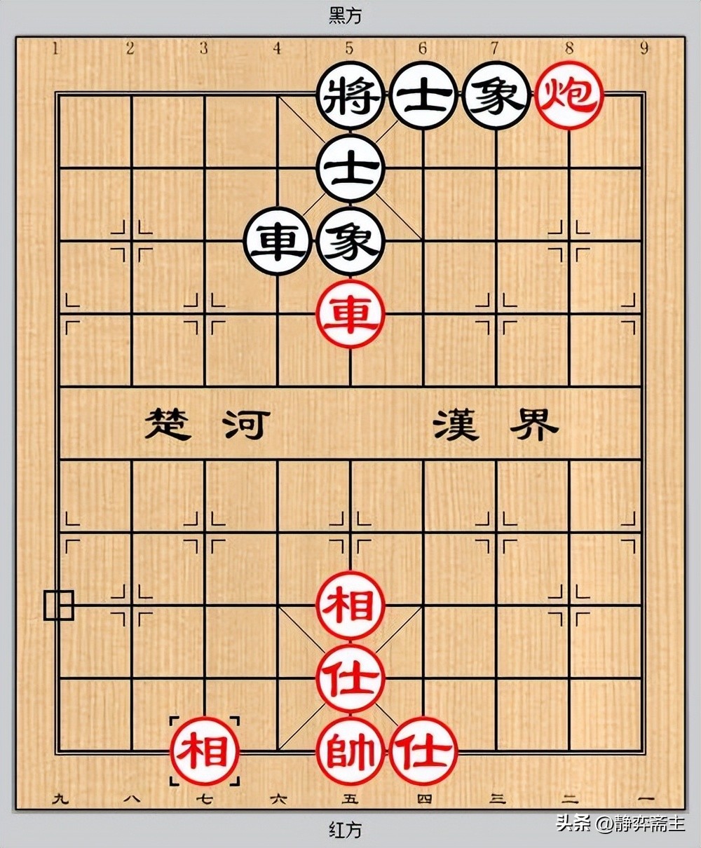 单车士守和车单兵定式,单车士象全守和炮车的定式