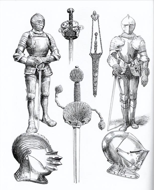 中世纪骑士全身装备多么昂贵,中世纪欧洲骑士甲胄图文