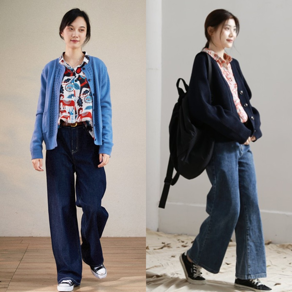 花衬衣怎么穿出复古感,春季白色衬衫设计感小众慵懒衬衣