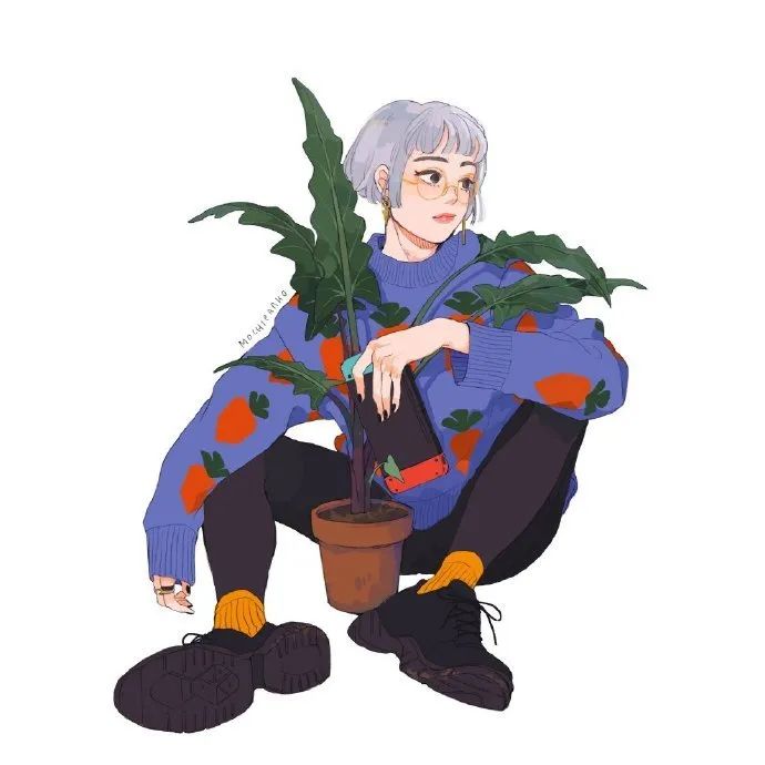 日系插画基础绘画参考,插画师衣服画法