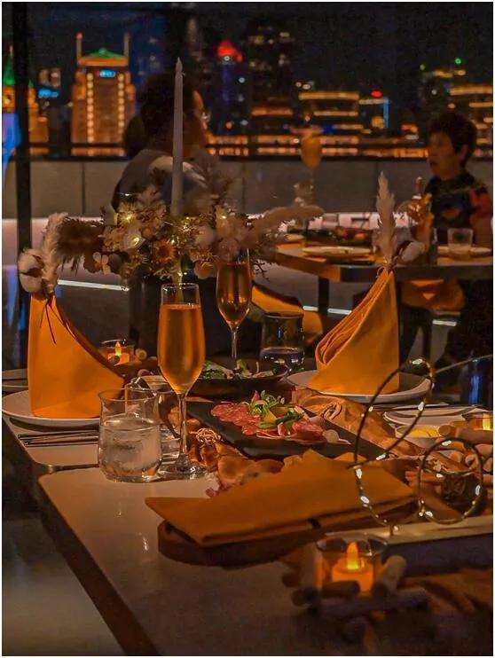 上海zui美落日全景餐厅