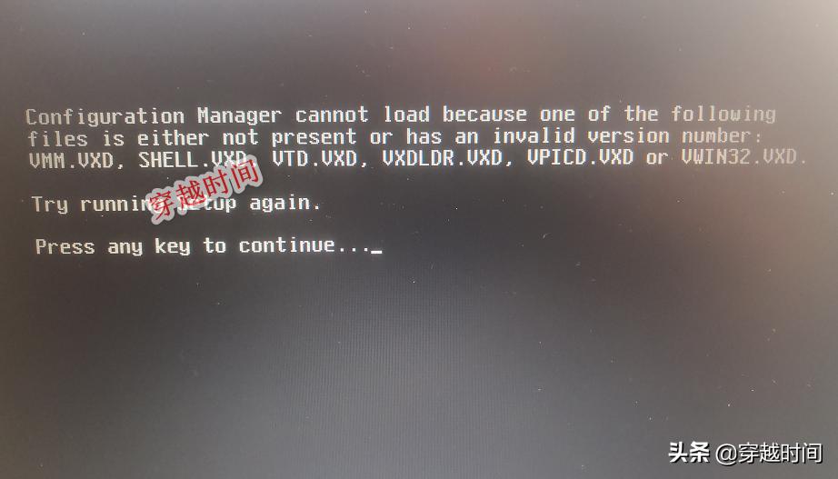 穿越时间案例,windows98开机不启动