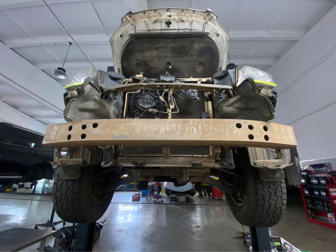 丰田霸道老车翻新升级好的出售,搞工地车翻新