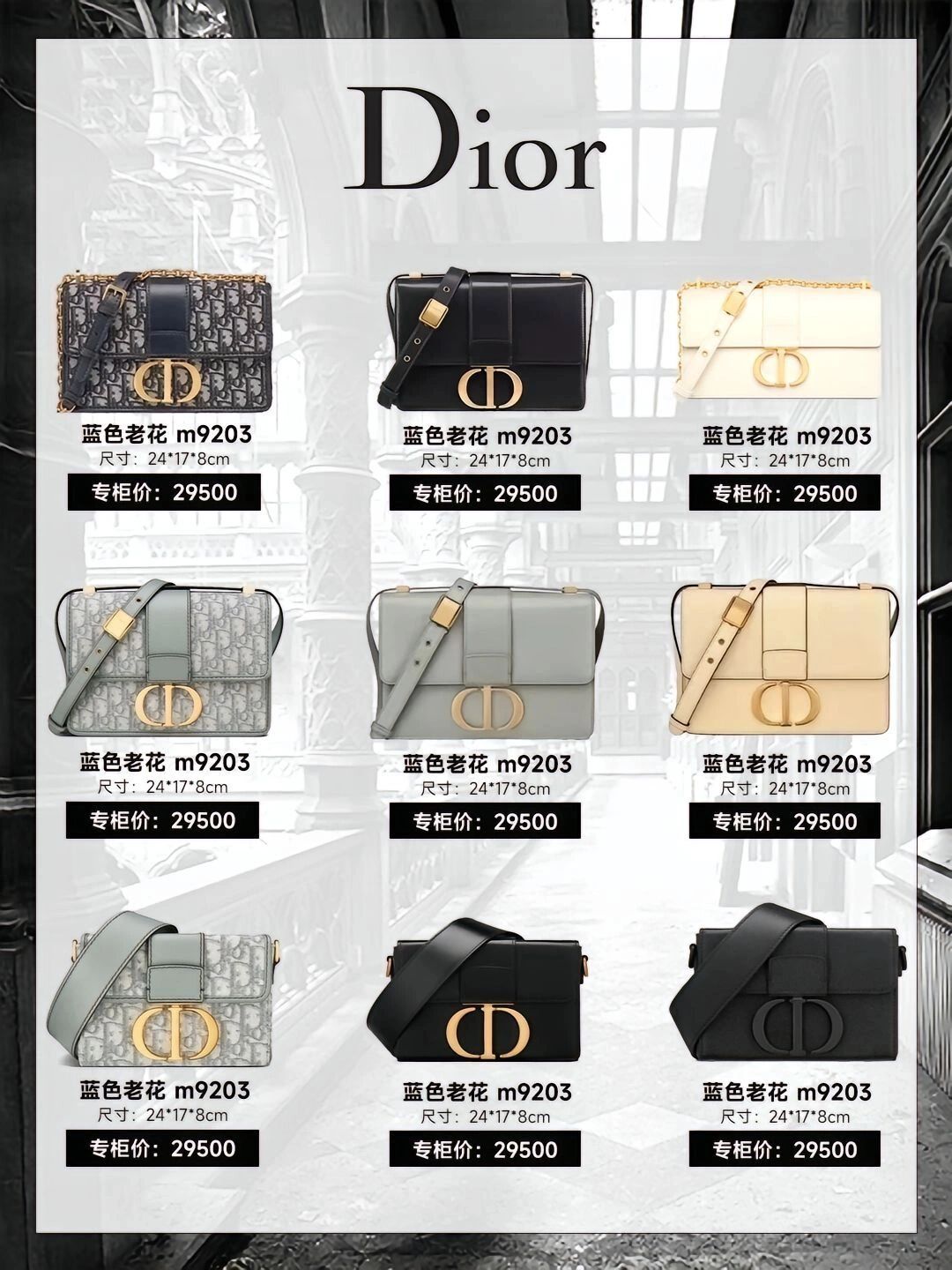 迪奥包包4格热卖色,迪奥2023包包新款三万多