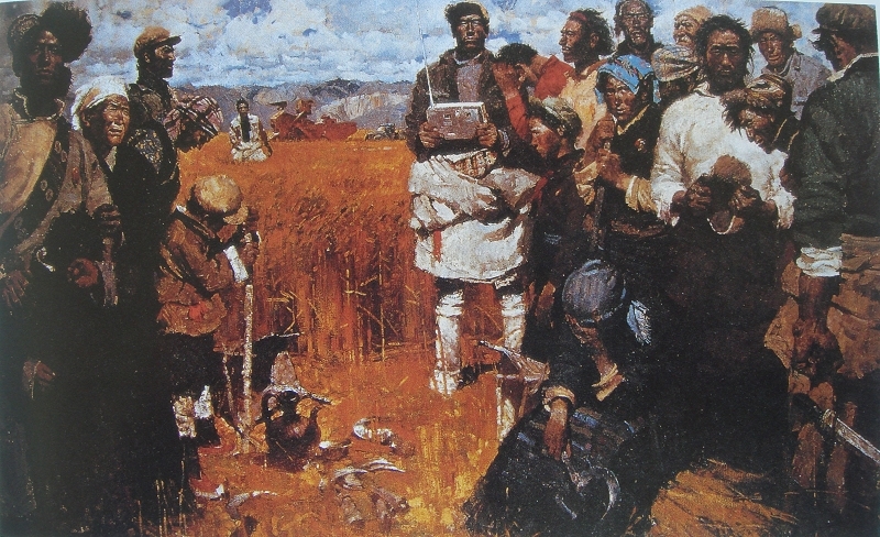 《女人体》画面露出体态丰腴、女子细嫩的肌肤充满了光感与透明感