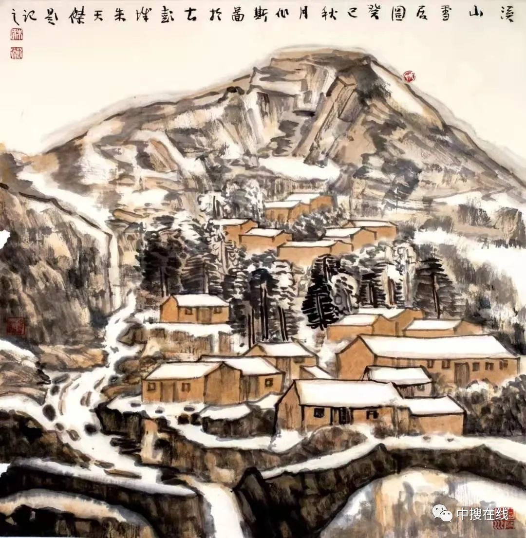 彭城画派：朱天杰先生山水画鉴赏专栏编辑发布：中搜在线