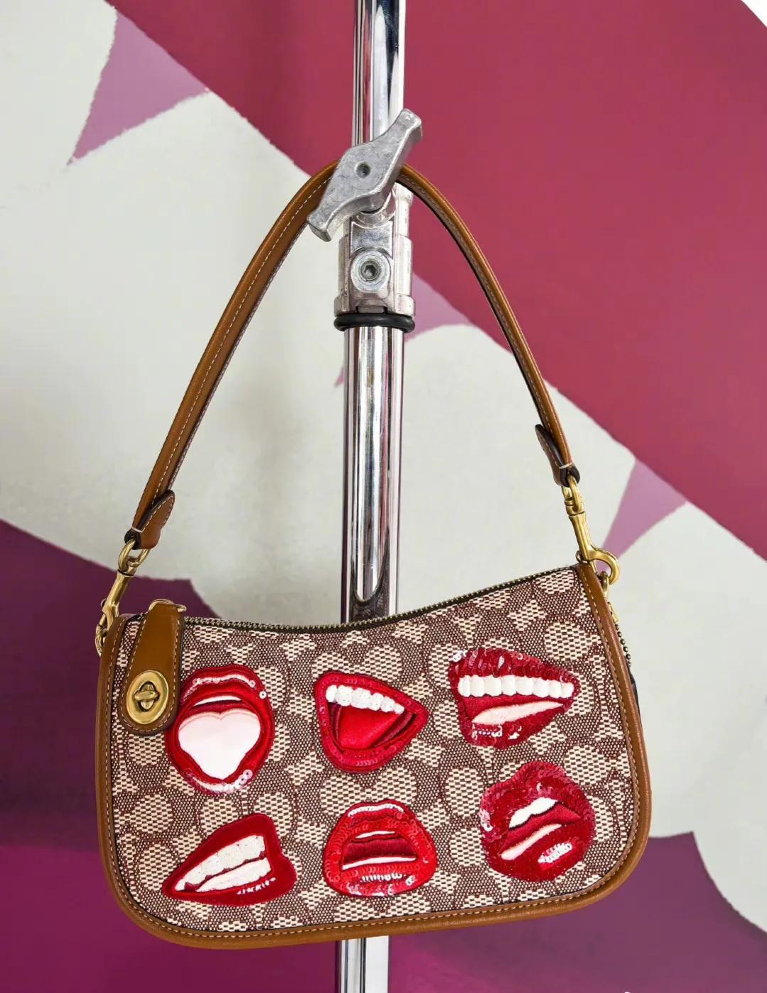 coach蔻驰klare系列风琴包黑色,蔻驰COACHBEAT系列斜挎包