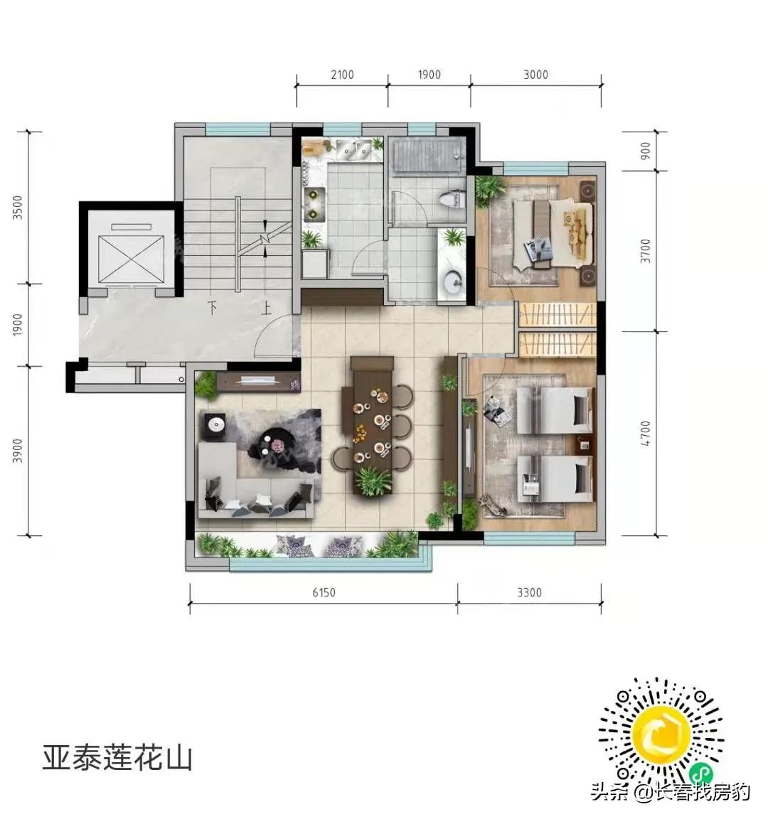 长春十大绝佳户型图125平,长春最好的小户型房型