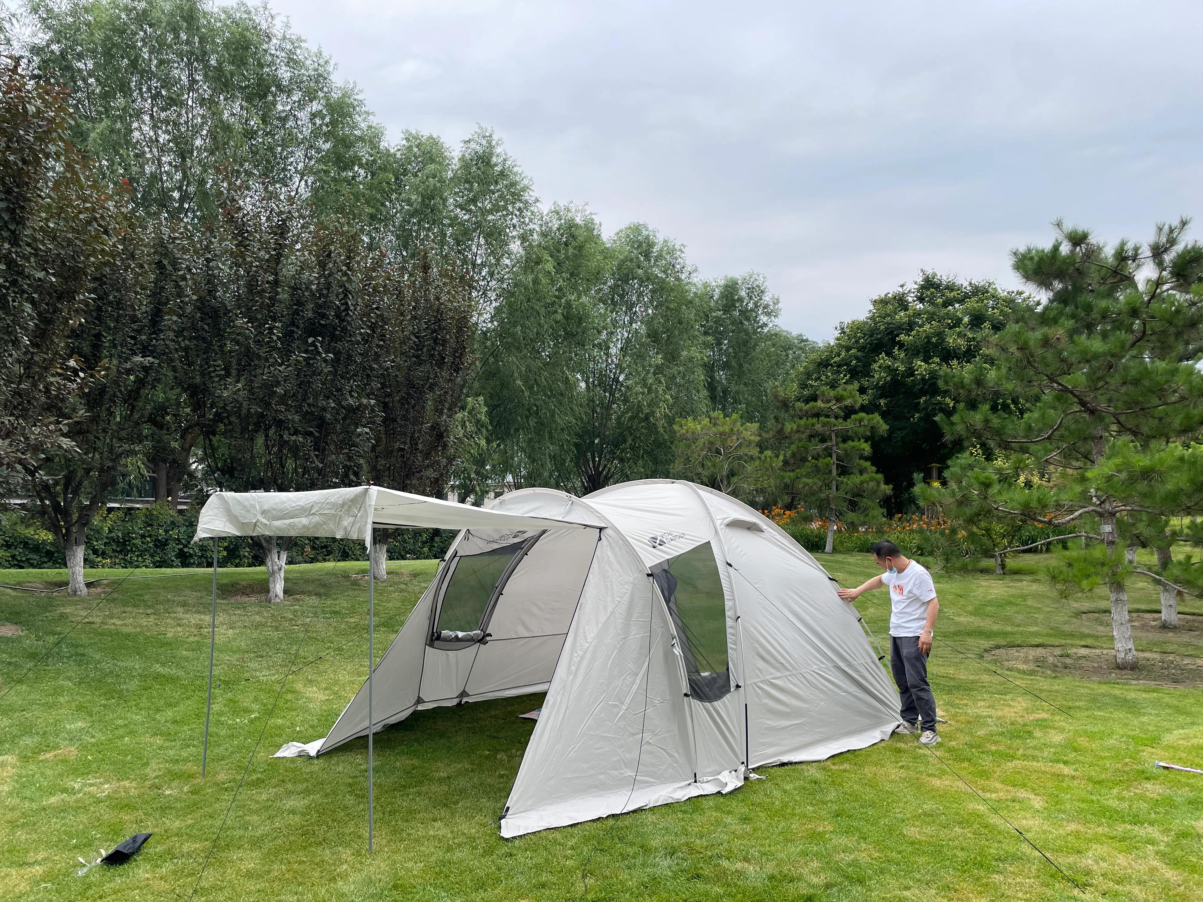 牧高笛露营后室帐篷,牧高笛后室帐篷搭建