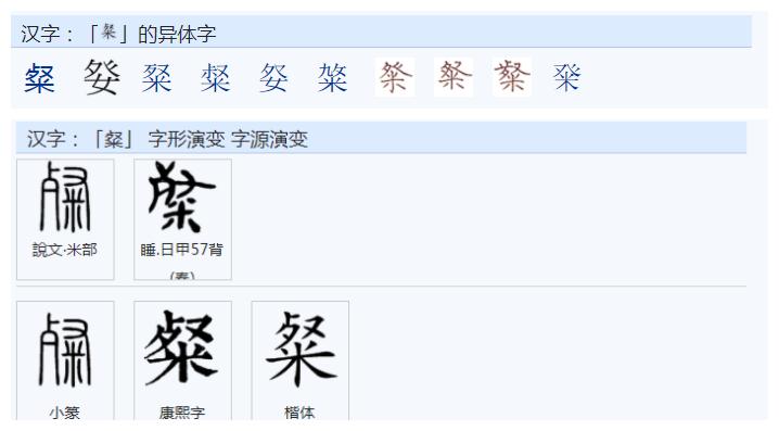 常用字范式之五十五