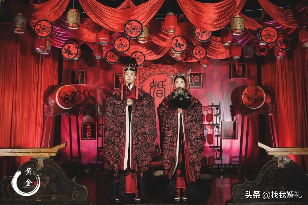 汉服婚礼到底有多好看,明制汉服婚服凤冠霞帔婚礼流程