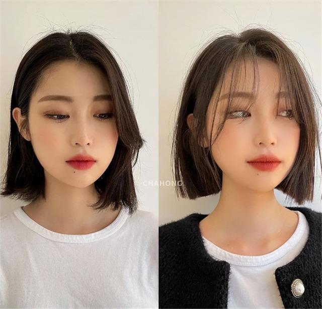 齐肩温婉减龄锁骨发,直发齐肩锁骨发女2020流行发型