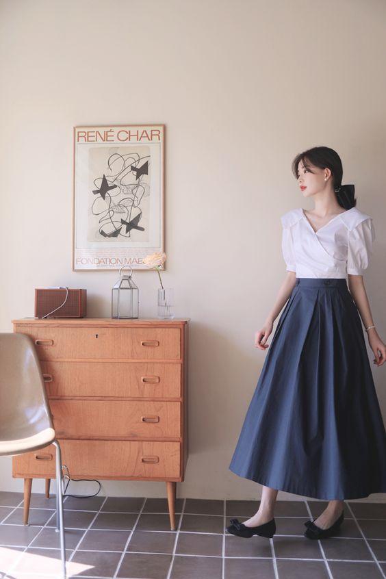 夏季蓝色搭配高级感,高级感蓝色夏季