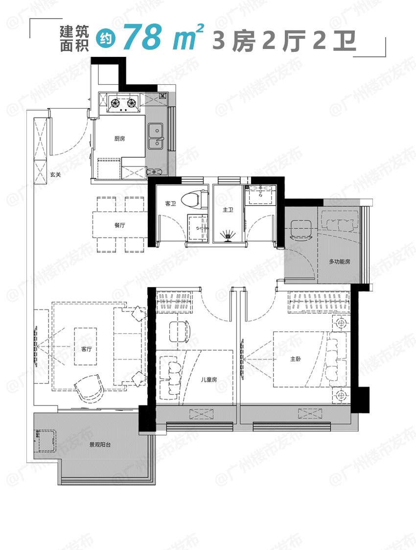 白云越秀星汇城的房子可以买吗,越秀白云星汇城总价150万起