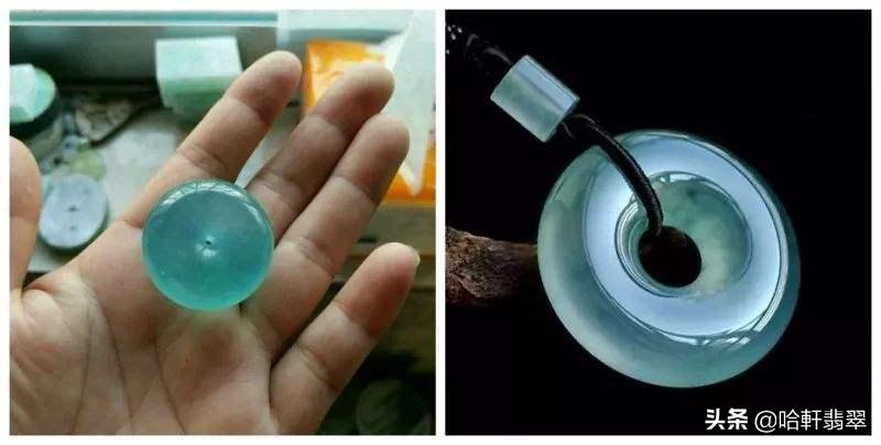 翡翠蓝色妖姬,翡翠原石蓝色妖姬