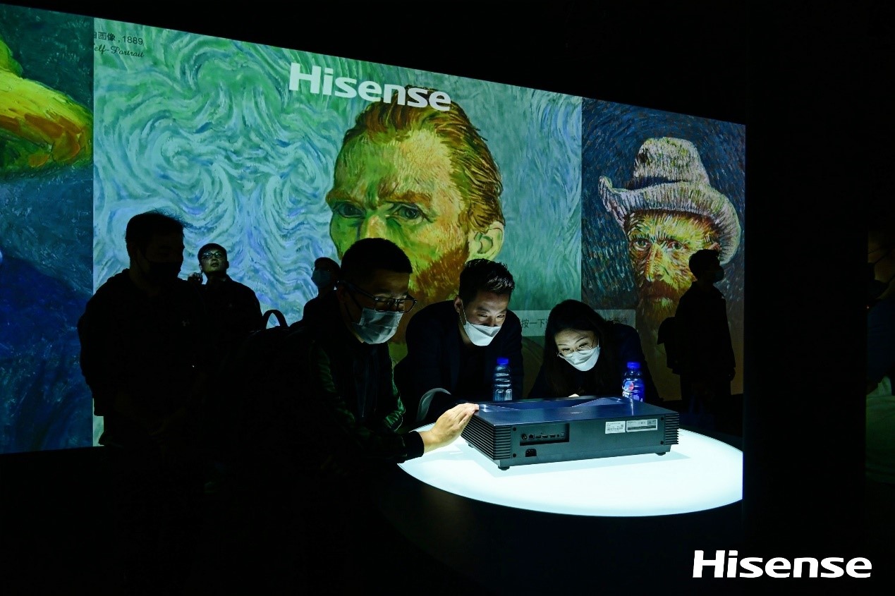 awe2024海信璀璨现场图片,awe2023海信电视