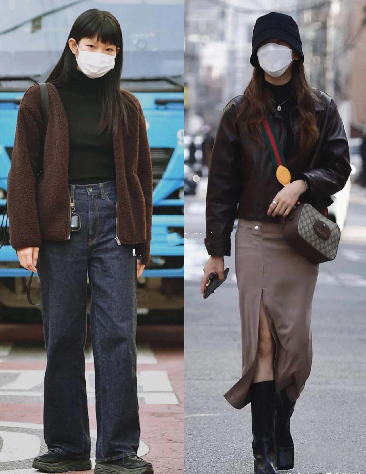 好看的韩国女性高级感穿搭,韩国高级感御姐风黑色系穿搭