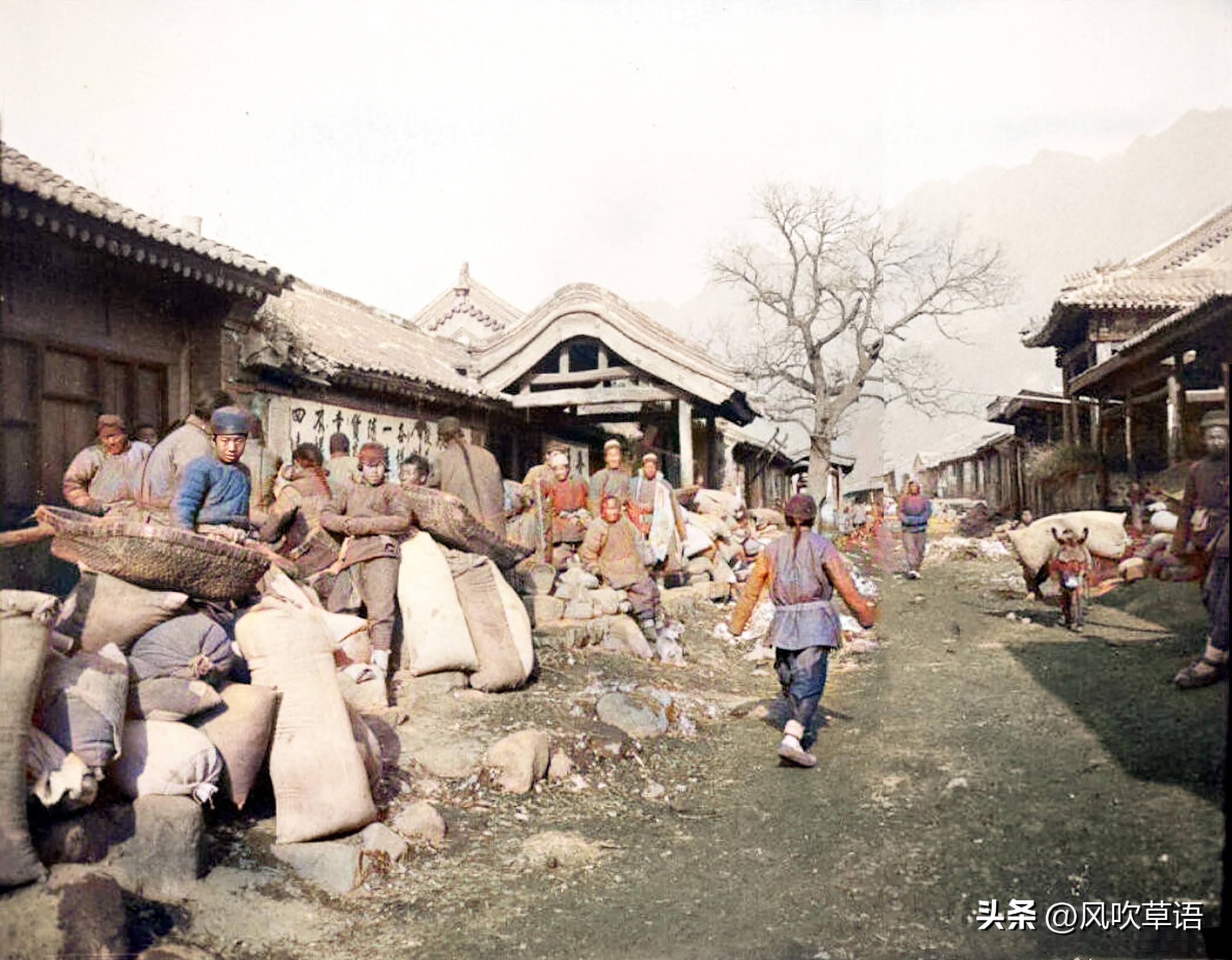 1860-1910年代北京城墙老照片,古城堡老照片