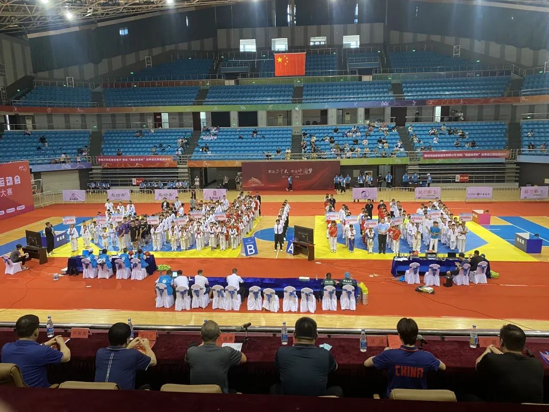聊城第二届青少年运动会散打,聊城市第三届运动会开幕式跆拳道