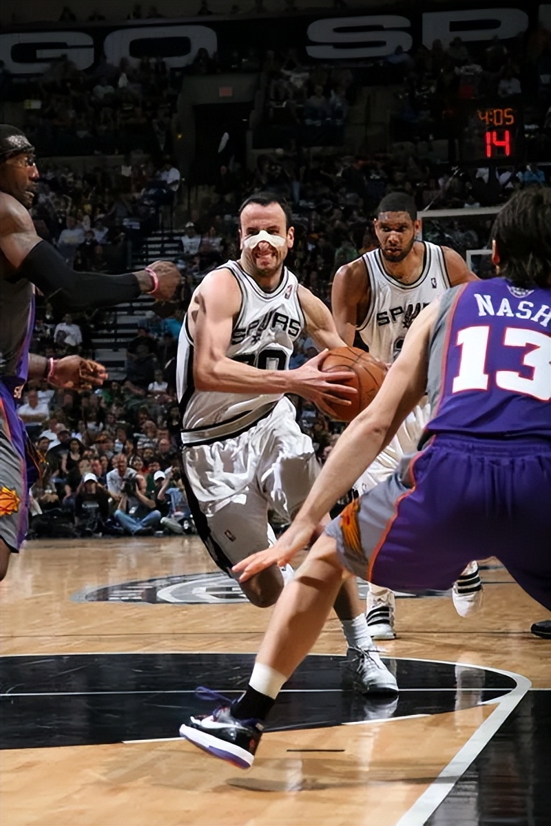 马刺50号球员,马刺吉诺比利职业生涯场均