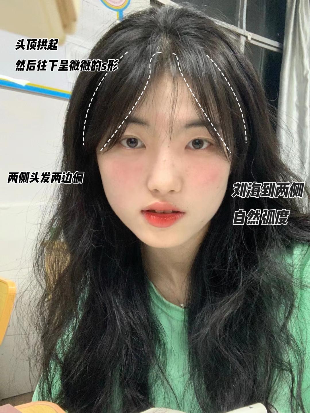 从来没剪过刘海剪什么刘海好看,很多年没有剪过这样的刘海了