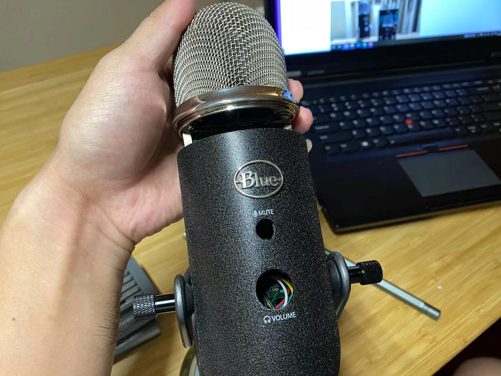 blueyeti麦克风怎么拆开,雪怪麦克风拆机