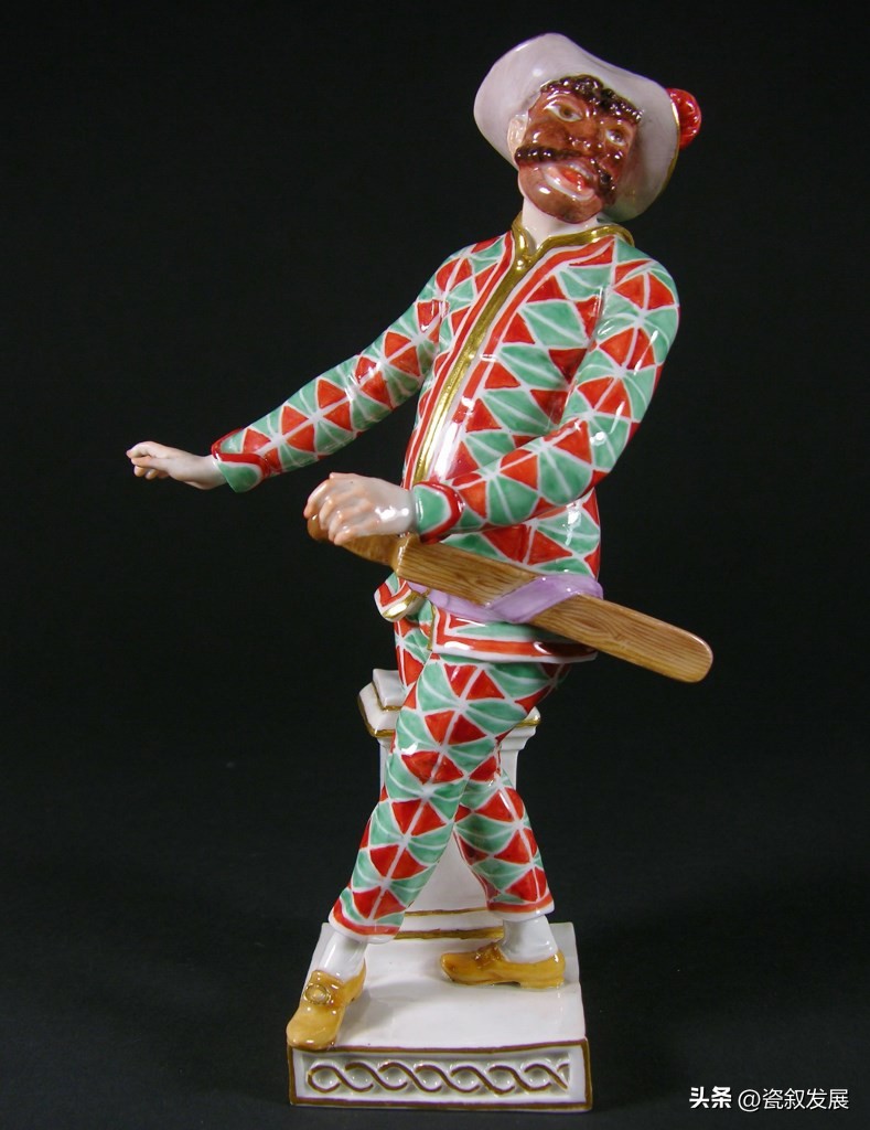 带着“烟火气”的德国梅森Meissen御窑人物瓷塑之小丑角色造型