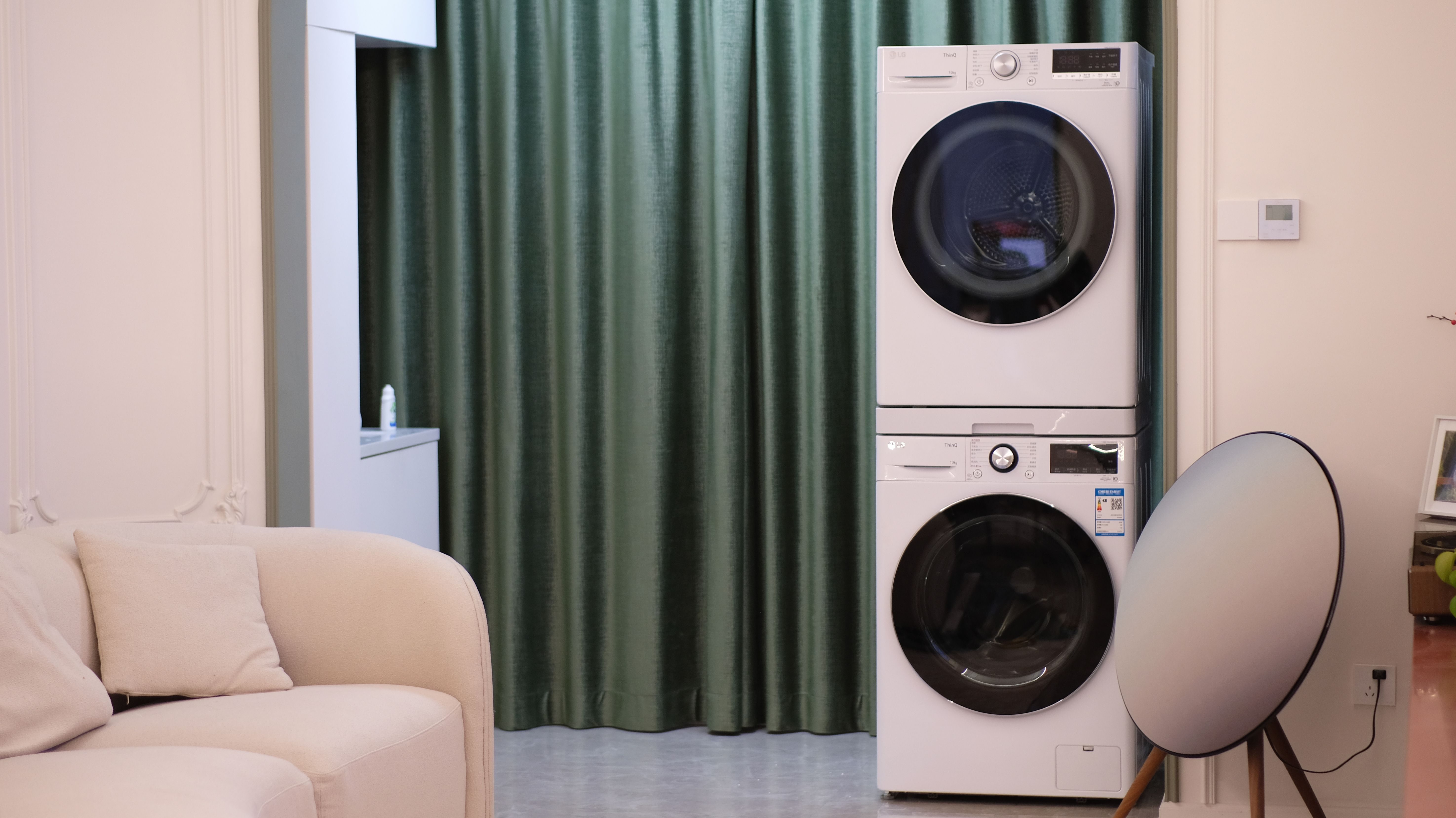 洗烘套装怎么选?双变频压缩机很重要!LG容慧洗烘套装告别晾衣架